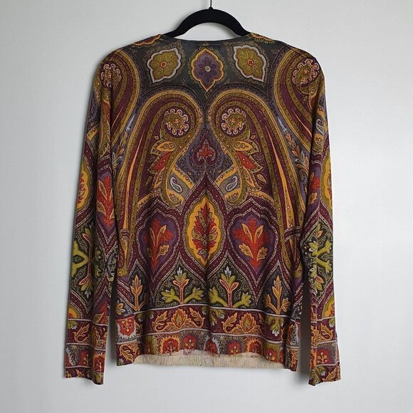 Etro Bleended Silk Cashmere Pullover Top - Picture 7 of 7